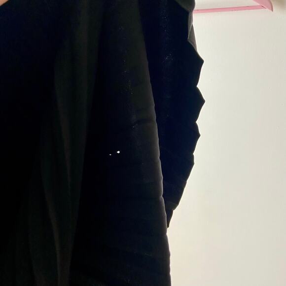 Theory Pleated Black Wool Skirt Size 2 - Picture 7 of 8